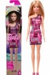 Barbie met asymetrische jurk