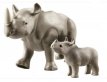 Family Fun Dierenpark Neushoorn met baby - 70357