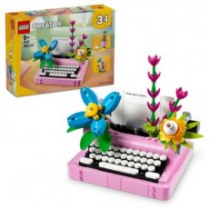 LEGO TYPEMACHINE MET BLOEMEN