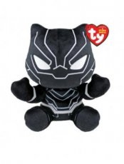 MARVEL BEANIE SOFT BLACK PANTHER 15CM