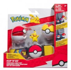 POKEMON CLIP N GO POKE BALL SET PIKACHU