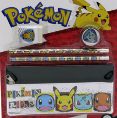 POKEMON STATIONERY SET WITH PEN