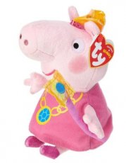 TY Peppa Pig Beanie Peppa Princess 15 cm